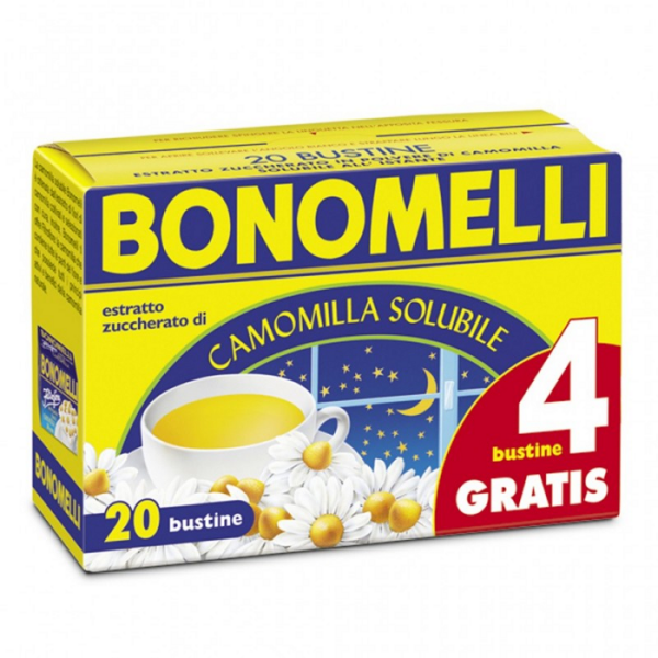 CAMOMILLA SOLUBILE BONOMELLI X 20 FILTRI + 4 OMAGGIO