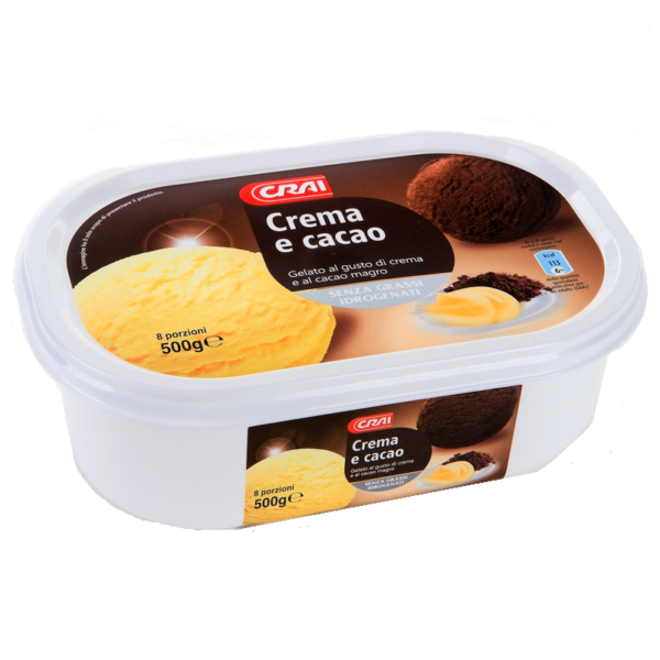 GELATO CREMA E CACAO CRAI GR. 500