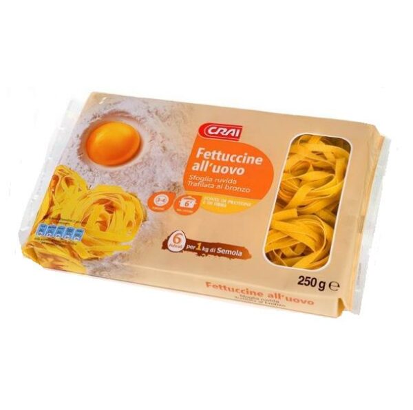 FETTUCCINE ALL´UOVO CRAI GR. 250