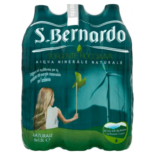 ACQUA SAN BERNARDO NATURALE LT. 1,5 X 6 BOTTIGLIE