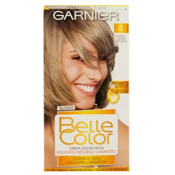 BELLE COLOR GARNIER N. 4 BIONDO CENERE NATURALE