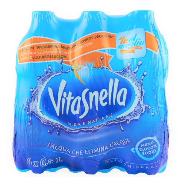 ACQUA VITASNELLA NATURALE LT. 0,5 X 6 BOTTIGLIE