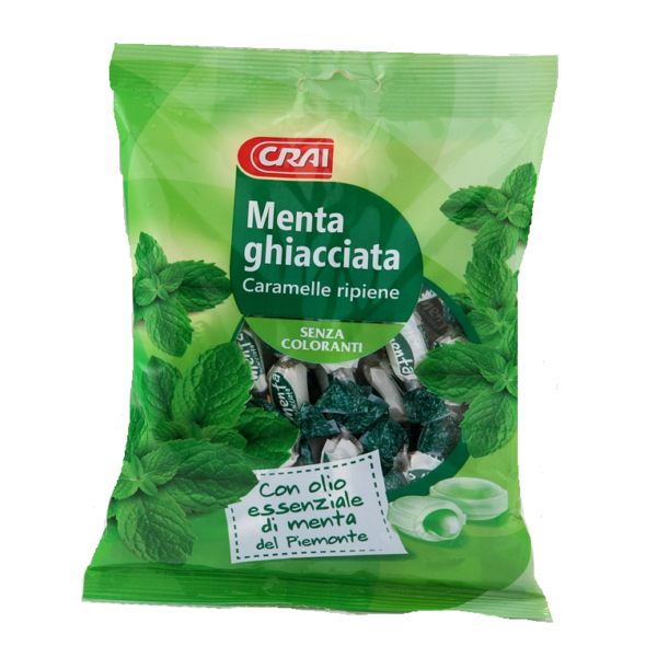 CARAMELLE RIPIENE MENTA GHIACCIATA CRAI GR. 200