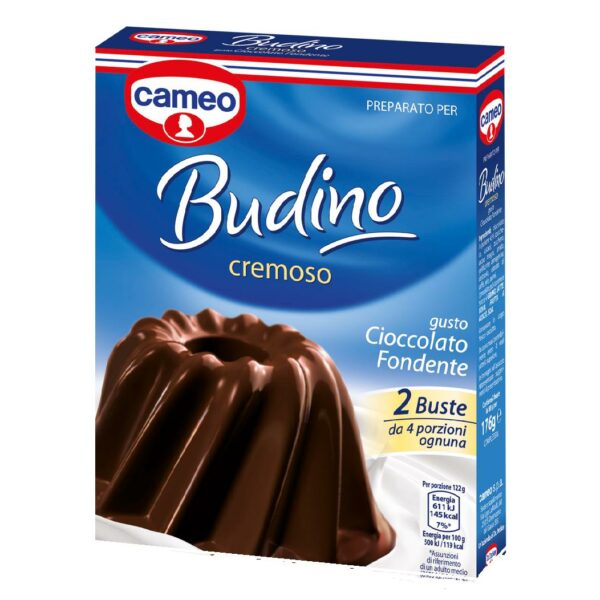 BUDINO CREMOSO CIOCCOLATO FONDENTE CAMEO GR. 176