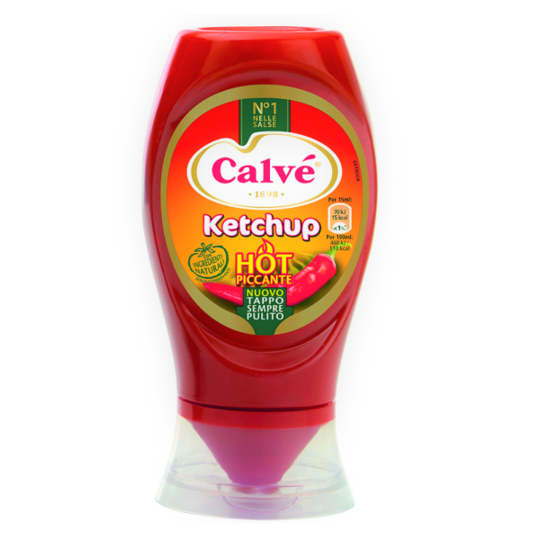 HOT KETCHUP PICCANTE CALVE` ML. 250