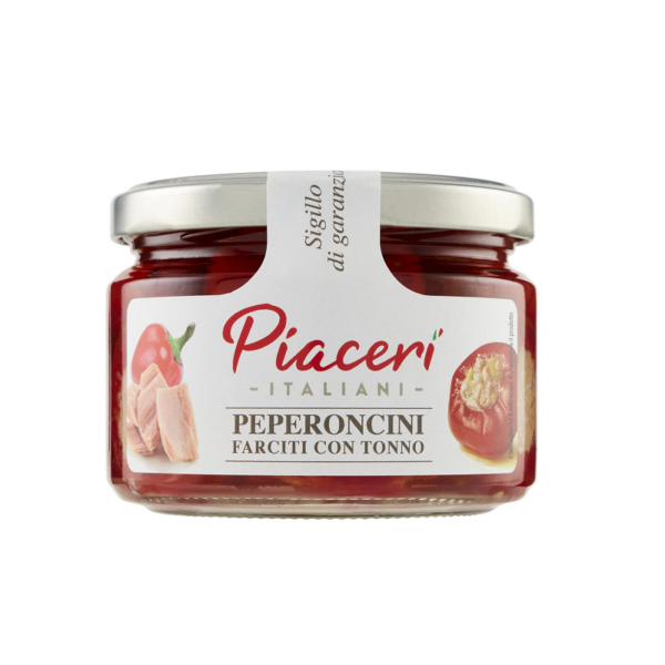 PEPERONCINI FARCITI AL TONNO PIACERI ITALIANI GR. 240