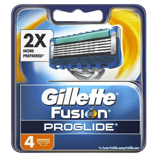 RICAMBI GILLETTE FUSION PROGLIDE MANUAL X 4 LAMETTE