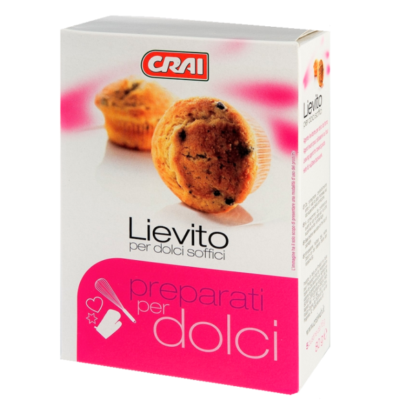 LIEVITO PER DOLCI SOFFICI CRAI GR. 16 X 5 BUSTE