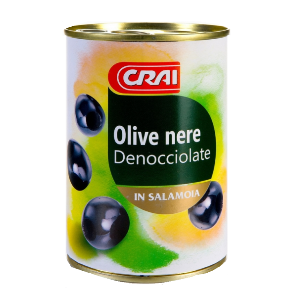 OLIVE NERE DENOCCIOLATE IN SALAMOIA CRAI  GR. 170