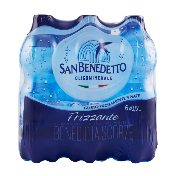 ACQUA SAN BENEDETTO FRIZZANTE LT. 0,5 X 6 BOTTIGLIE