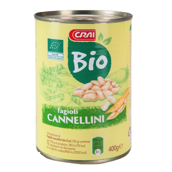 FAGIOLI CANNELLINI BIO CRAI GR. 400