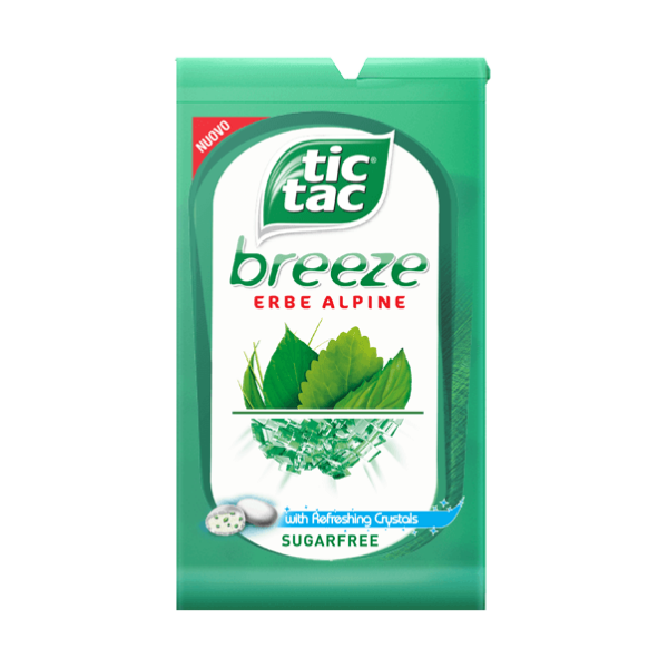 TIC TAC BREEZE ERBE ALPINE CON CRISTALLI GR. 18