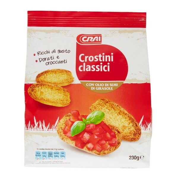 CROSTINI CLASSICI DORATI CRAI GR. 230