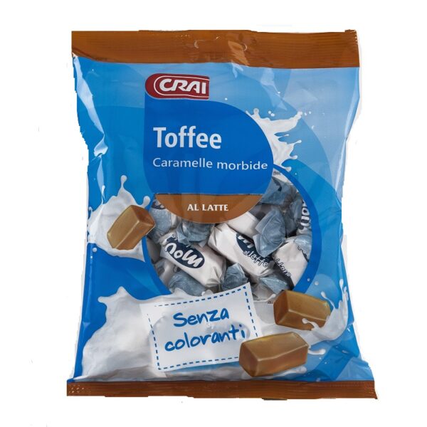 CARAMELLE TOFFEÈ MOU AL LATTE CRAI GR. 175