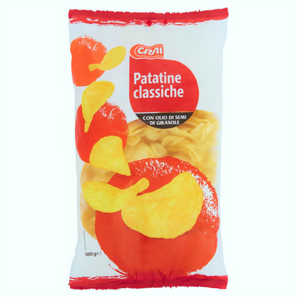 PATATINE CLASSICHE MAXI CRAI GR. 500