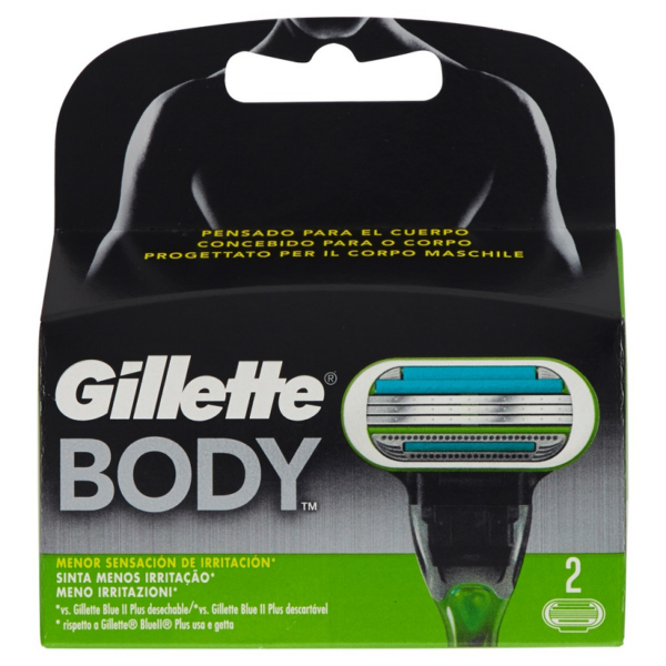 RICAMBI GILLETTE BODY X 2