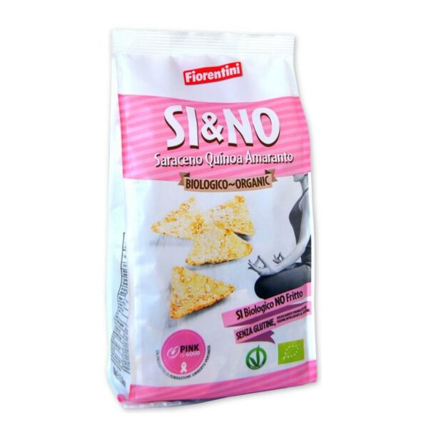 MINI GALLETTE SNACK SI&NO SARACENO QUINOA FIORENTINI GR. 80