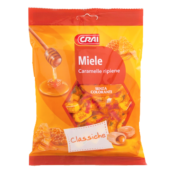 CARAMELLE RIPIENE AL MIELE CRAI GR. 135