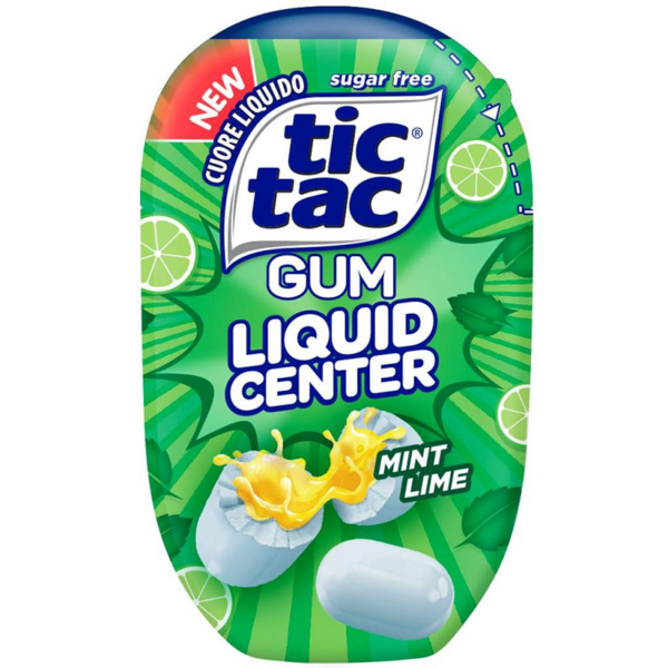 TIC TAC GUM MINT LIME SENZA ZUCCHERO