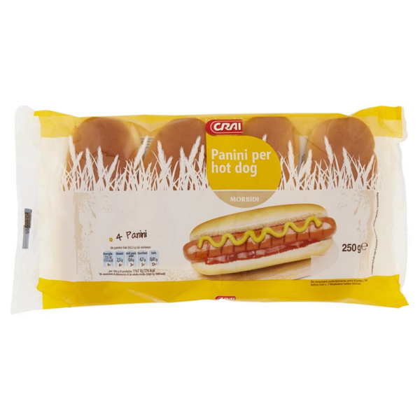 PANINI HOT DOG CRAI GR. 250