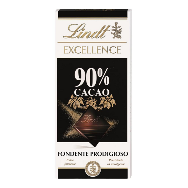 CIOCCOLATO EXCELLENCE FONDENTE EXTRA CACAO 90% LINDT GR. 100