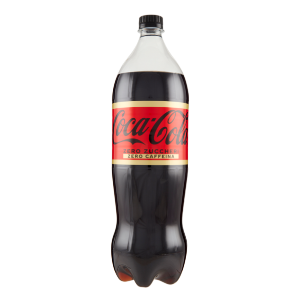 COCA COLA ZERO ZUCCHERI ZERO CAFFEINA BOTTIGLIA LT. 1,5