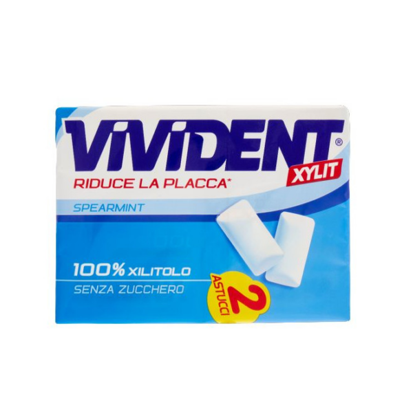 VIVIDENT XLIT SENZA ZUCCHERO 100% XILITOLO X 2