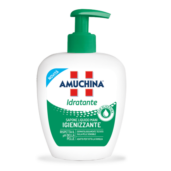 SAPONE LIQUIDO IGIENIZZANTE MANI AMUCHINA ML. 250