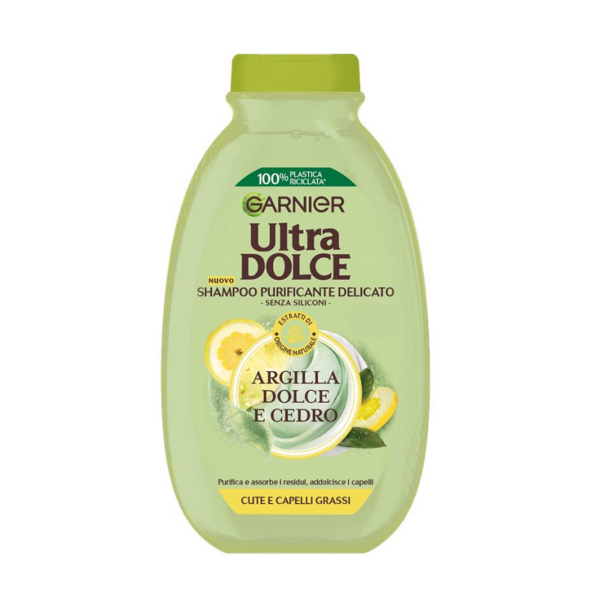 SHAMPOO ULTRADOLCE GARNIER ARGILLA & CEDRO ML. 250