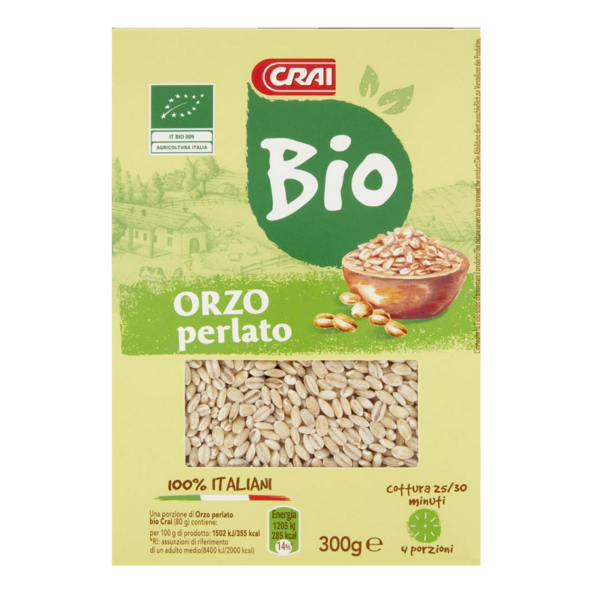 ORZO PERLATO BIO CRAI GR. 300