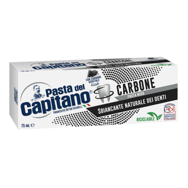 DENTIFRICIO CARBONE VEGETALE PASTA DEL CAPITANO ML. 75