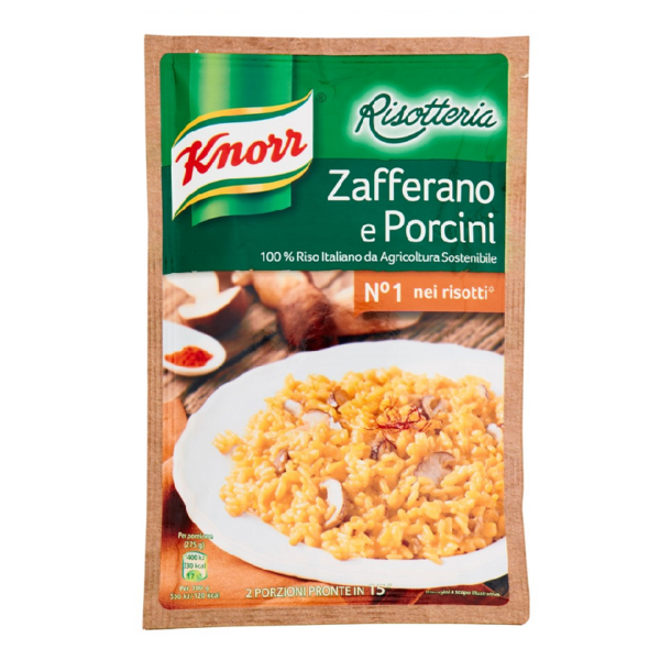 RISOTTO ZAFFERANO E FUNGHI RISOTTERIA  KNORR GR. 175