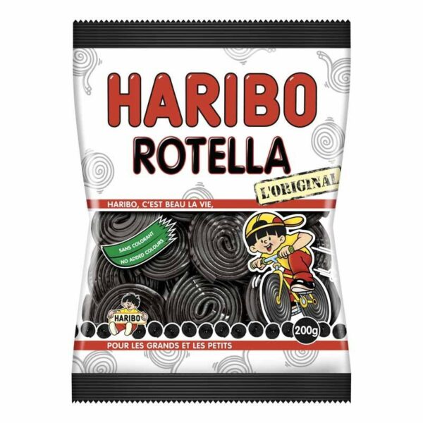 ROTELLE DI LIQUIRIZIA HARIBO GR. 200