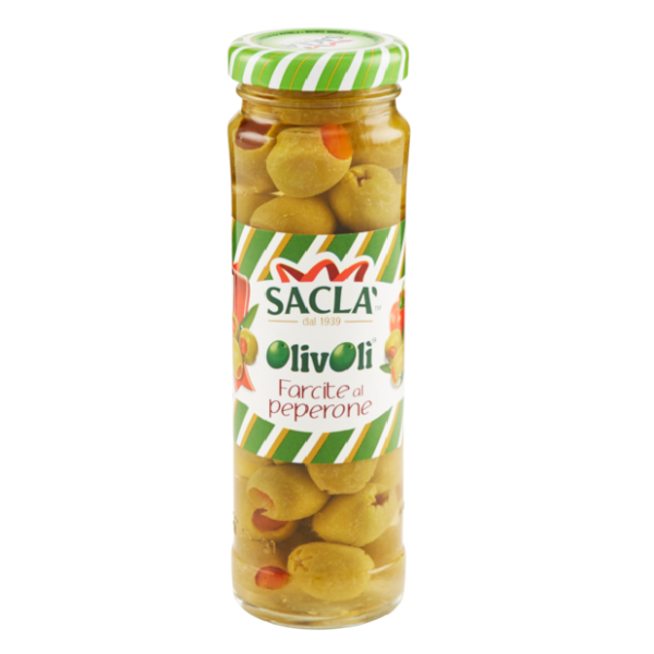 OLIVE FARCITE PEPERONI OLIVOLÌ SACLÀ GR. 80