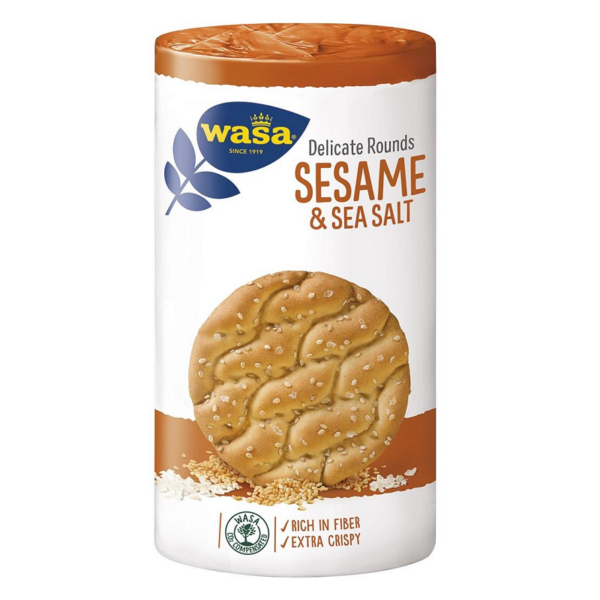 CRACKERS RUNDA SESAM & SEASALT WASA GR. 290