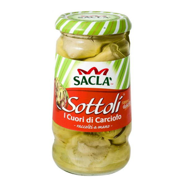 CARCIOFI CUORI INTERI SOTTOLÌ SACLÀ GR. 285