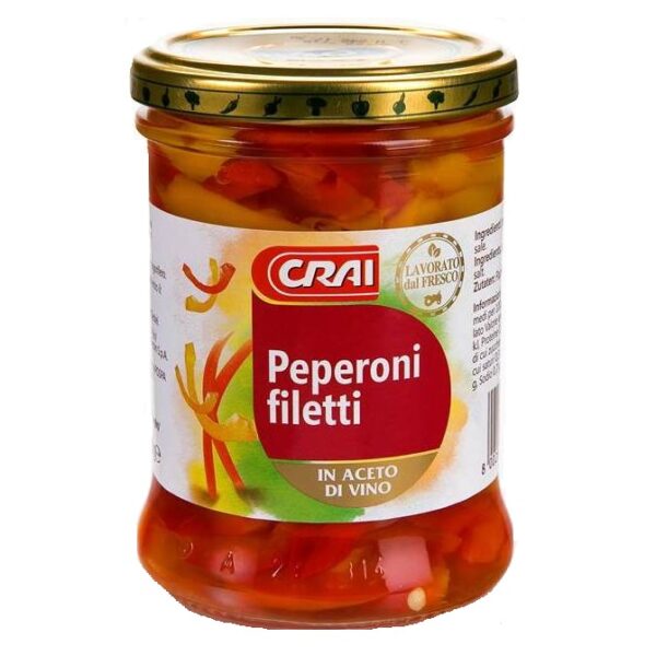 PEPERONI IN FILETTI CRAI GR. 280