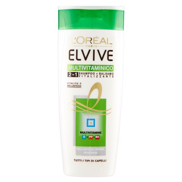 SHAMPOO ELVIVE MULTIVITAMINICO 2 IN 1 ML. 250