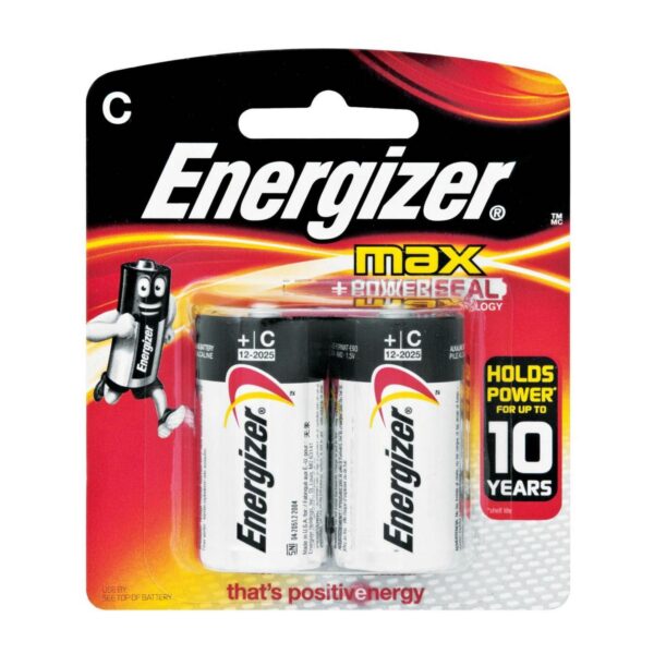 PILE ENERGIZER C 1/2 TORCIA X 2