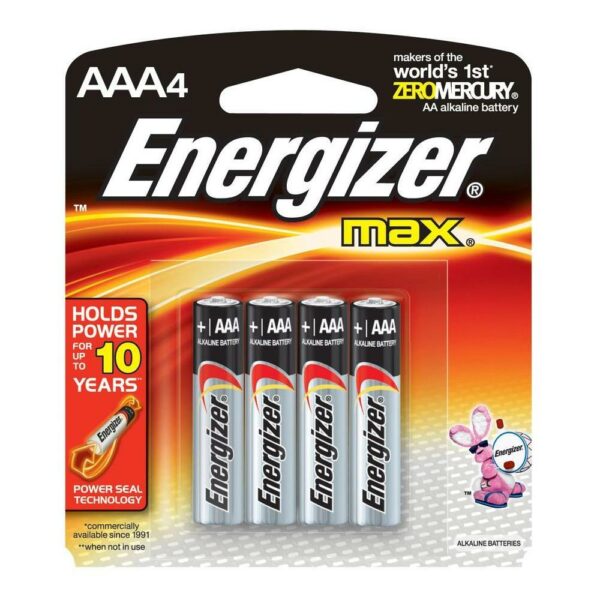 PILE ENERGIZER AAA MINI STILO X 4