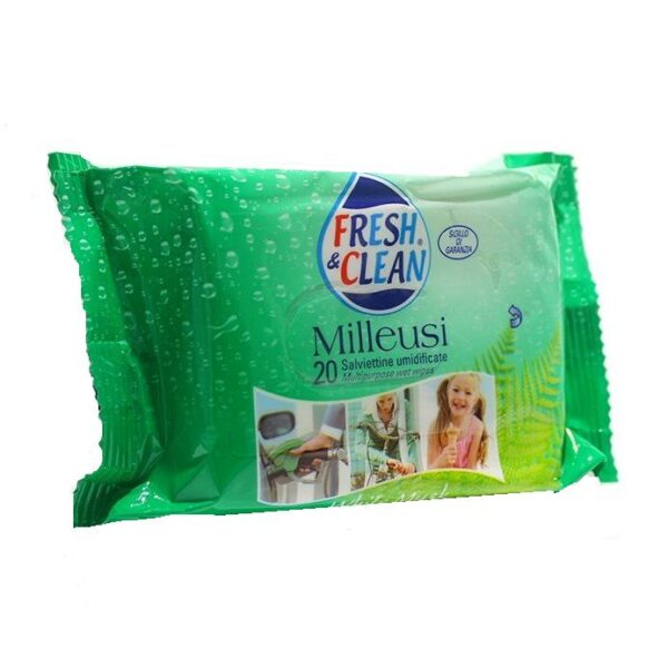 SALVIETTE MILLEUSI VIAGGIO FRESH & CLEAN SWIPPIES X 20