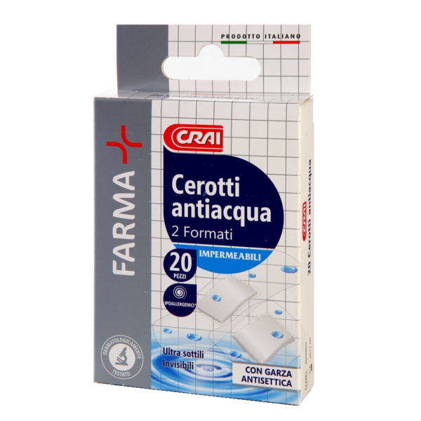 CEROTTI ANTIACQUA INVISIBILI ASSORTITI FARMA CRAI X 20