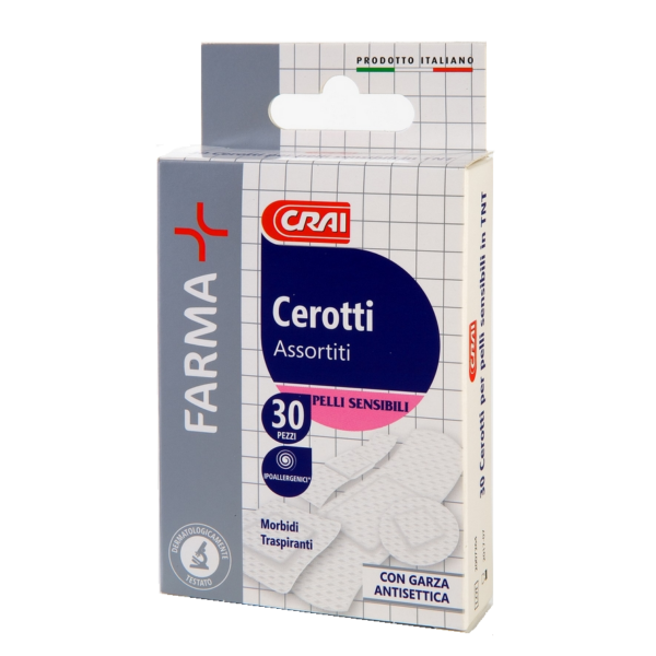 CEROTTI CLASSICI ASSORTITI PELLI SENSIBILI FARMA CRAI X 30