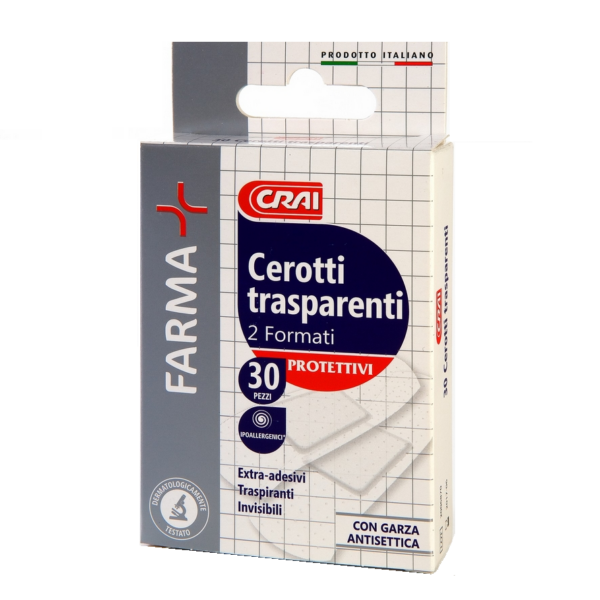 CEROTTI TRASPARENTI ASSORTITI PROTETTIVI FARMA CRAI X 30