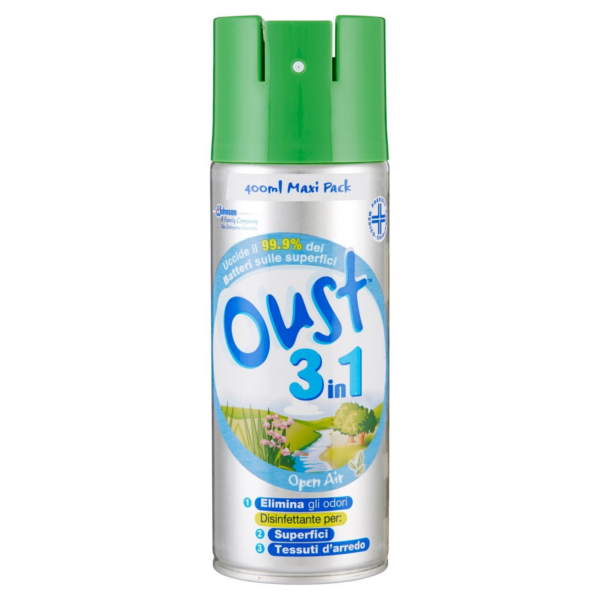 OUST SPRAY 3 IN 1 SUPERFICI - TESSUTI - EIMINA ODORI ML. 400