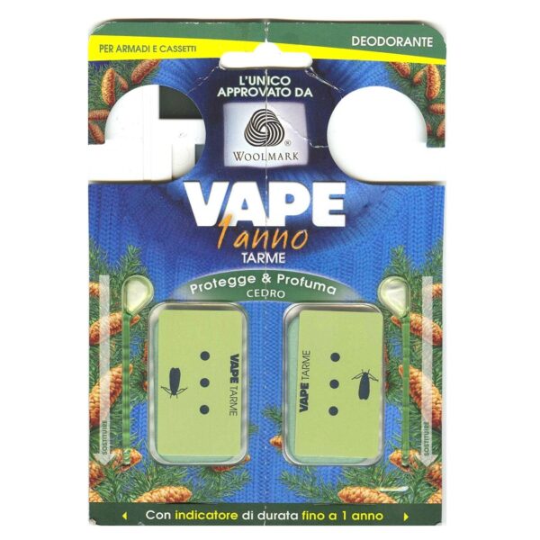 ANTITARME CASSETTI DURATA 1 ANNO VAPE X 2 PEZZI