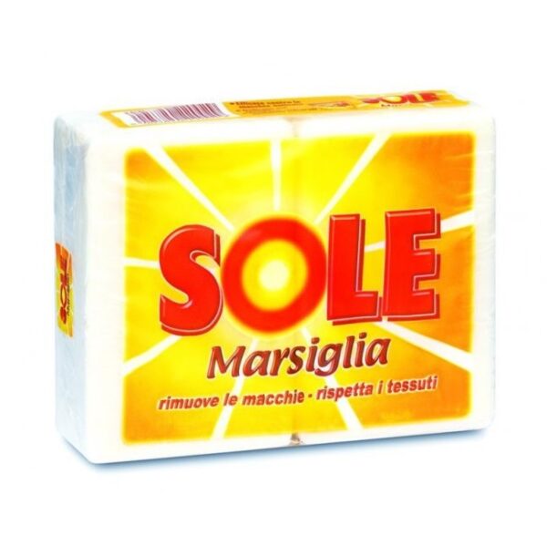 SAPONE PER BUCATO SOLE MARSIGLIA GR. 300 X 2