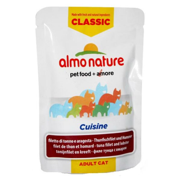 ALMO NATURE TONNO & ARAGOSTA ADULT CAT GR. 55