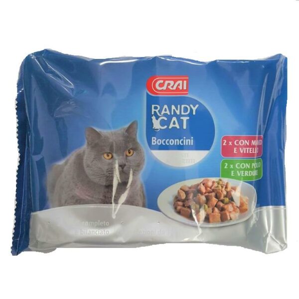 BOCCONCINI CARNE RANDY CAT GR. 100 X 4