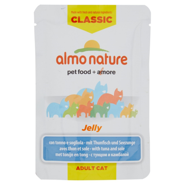 ALMO NATURE HFC JELLY CLASSIC TONNO & SOGLIOLA GR. 55